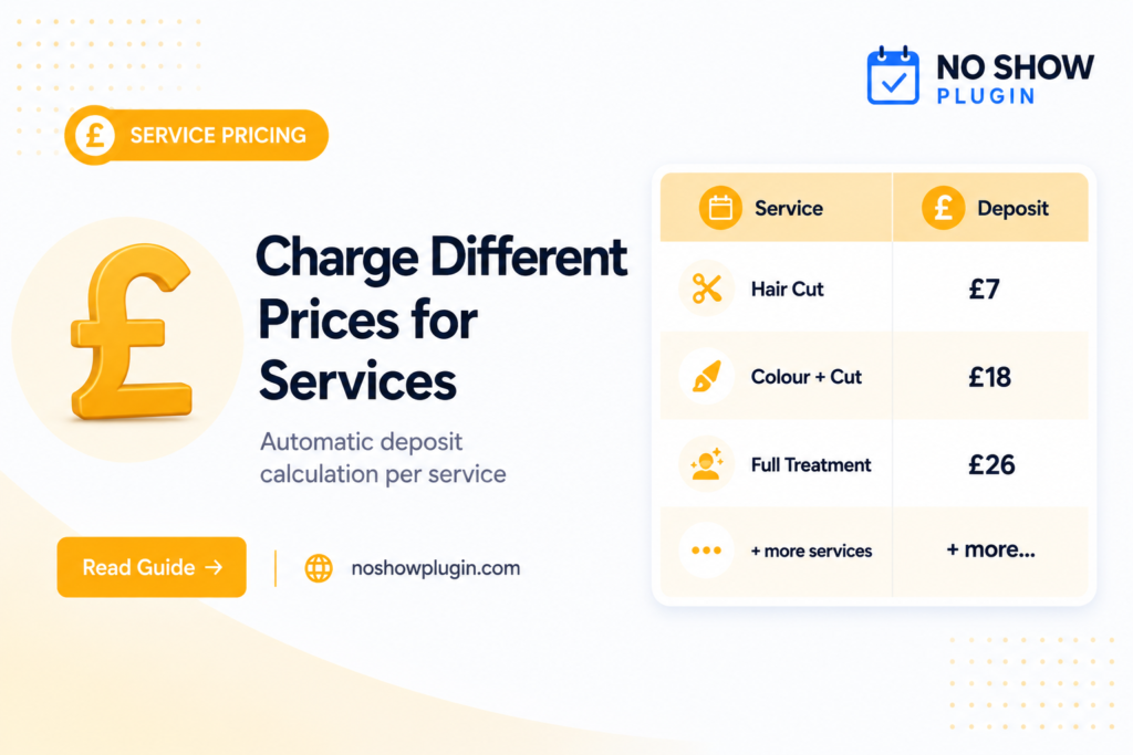 Charge Different Prices for Different Services
